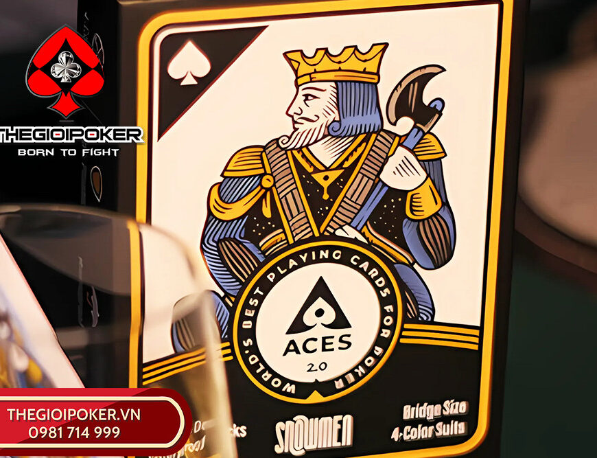 Bài Poker ACES 2.0 Cao cấp được nhập khẩu và phân phối chính hãng bởi ThếGiớiPoker