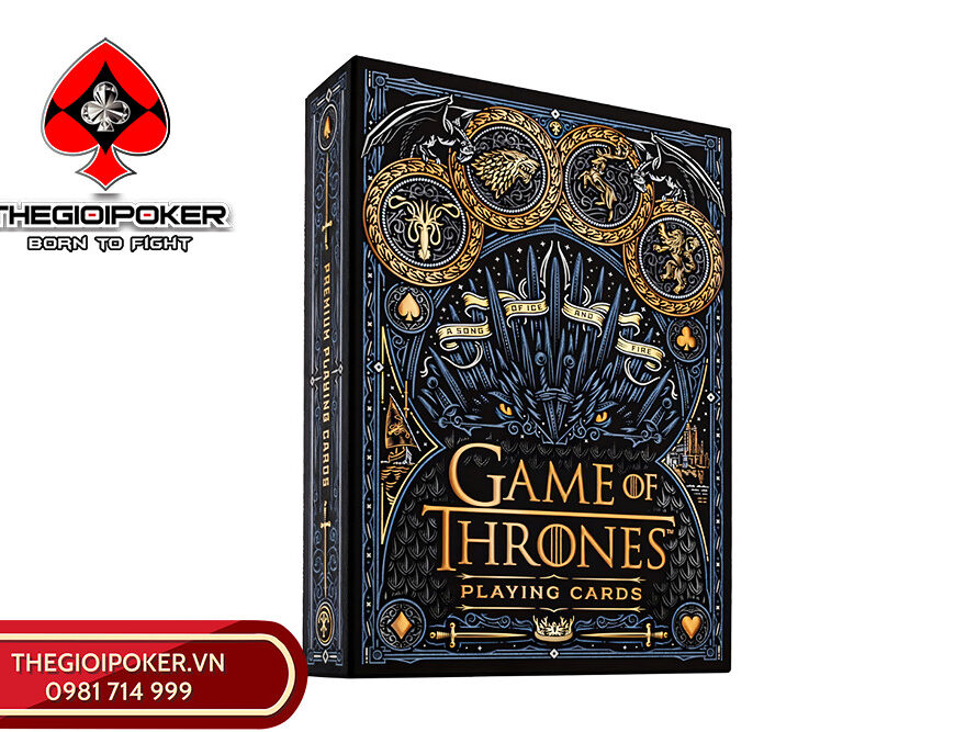 Thế Giới Poker giới thiệu bộ bài tây GAME OF THORNES chính hẫng