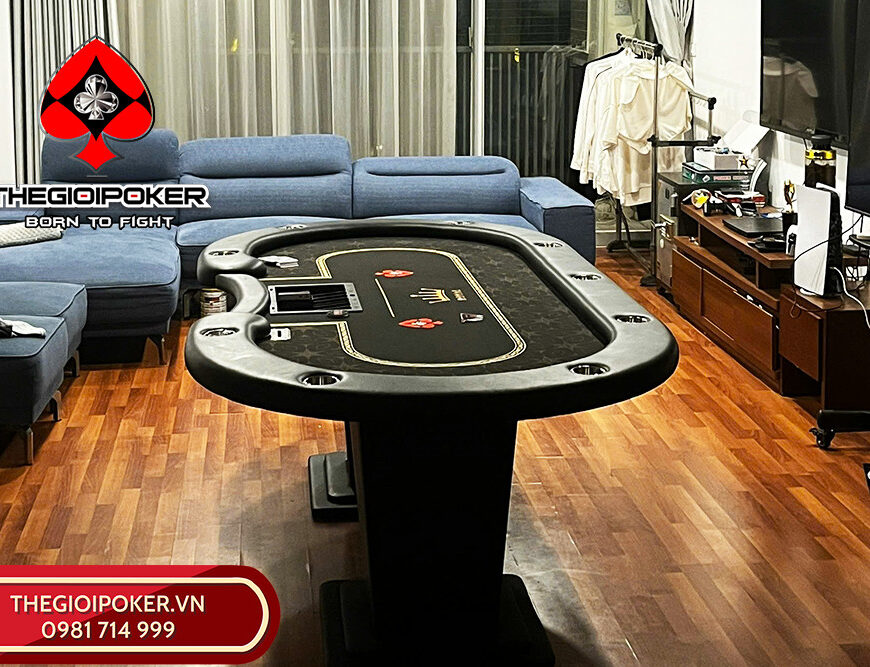 Lắp đặt bàn poker Royal cao cấp tại nhà