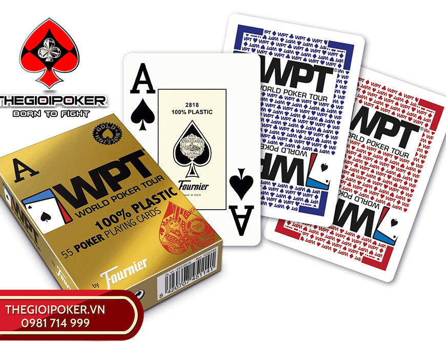 Bộ bài poker WPT Fourier Chính Hãng