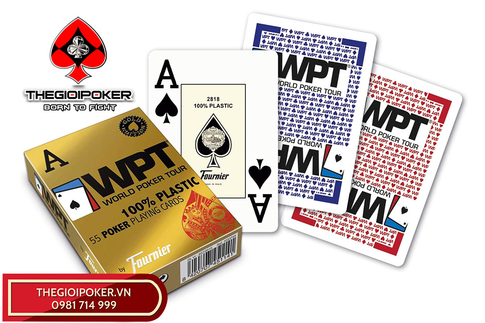 Bộ bài poker WPT Fourier Chính Hãng