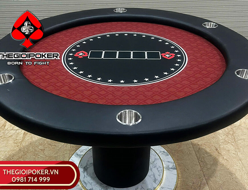 Thanh lý bàn poker tròn cao cấp tại Thế Giới Poker