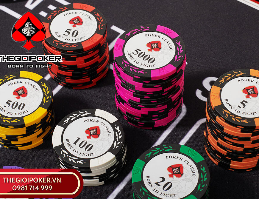 Cách tạo ra một bộ chip poker clay composite