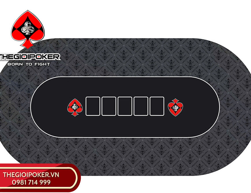 Mẫu thảm poker Oval new 2026