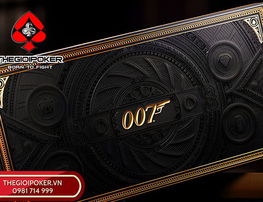 Hộp đựng Bài Poker Jamebond 007 phiên bản đặc biệt