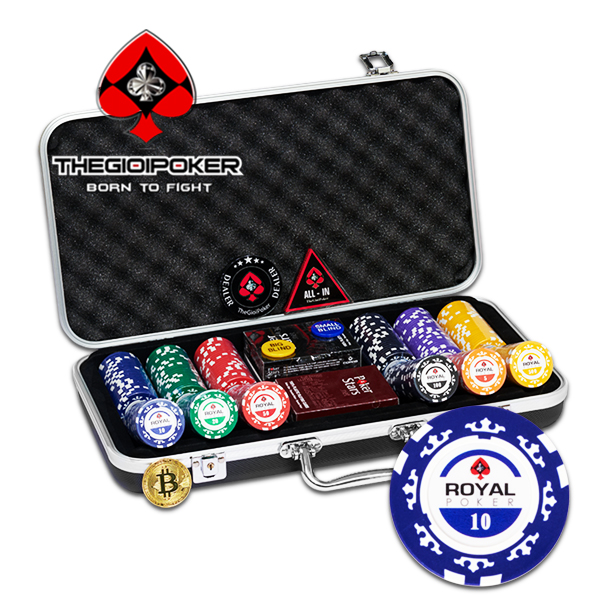 Bộ 300 chip poker Royal sale chỉ còn 1,5Tr