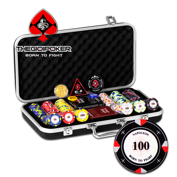 Bộ chip poker ceramic cao cấp chỉ còn 4,2tr