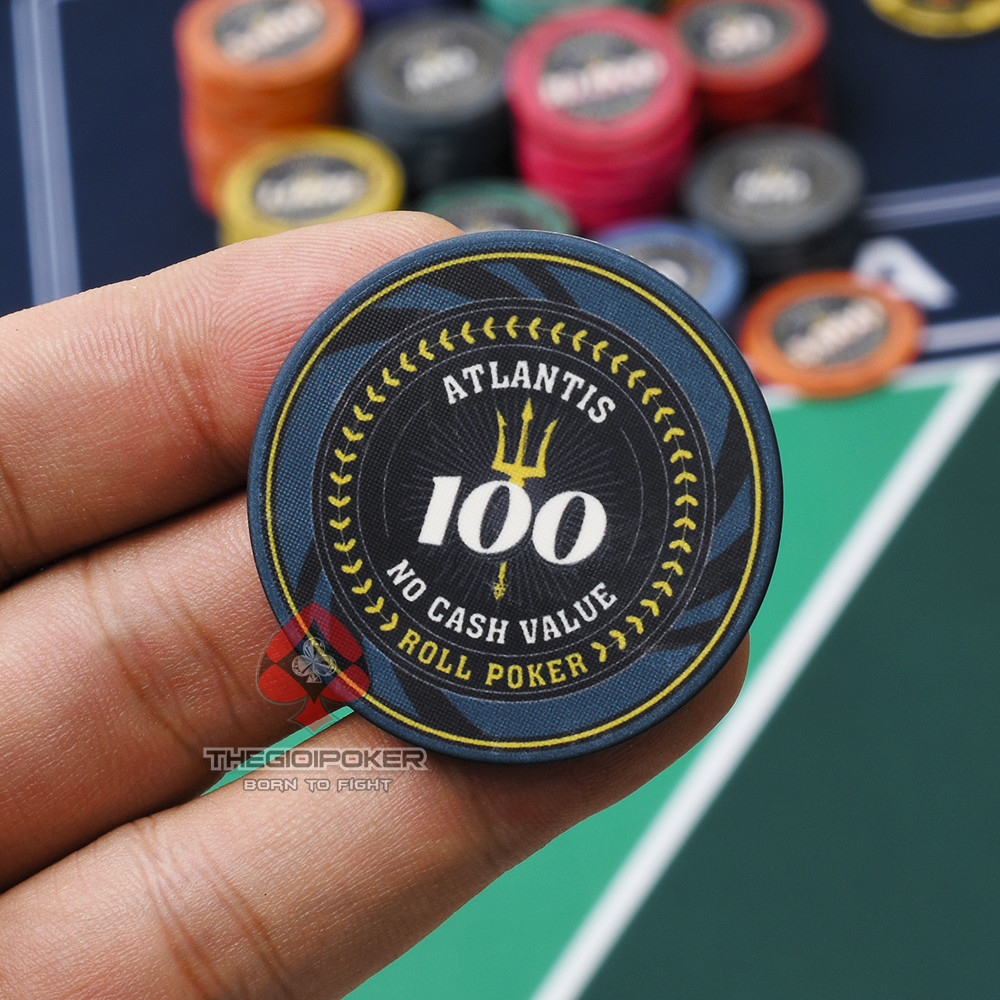 Chip poker được làm từ ceramic cao cấp được sử dụng chuyên cho các casino hoặc poker club