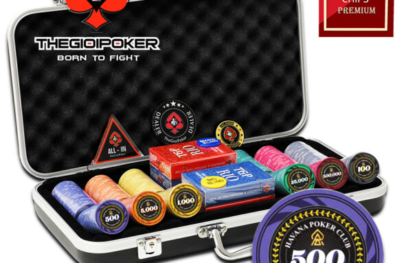 Bộ chip poker Havana 300 phỉnh poker ceramic