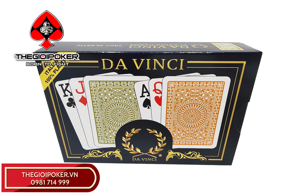 Bài Poker Da Vinci Palermo cao cấp
