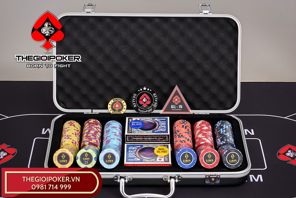 Bộ 300 chip poker chỉ còn 3 triệu ( giảm 45% so với giá niêm yết 5,5triệu)