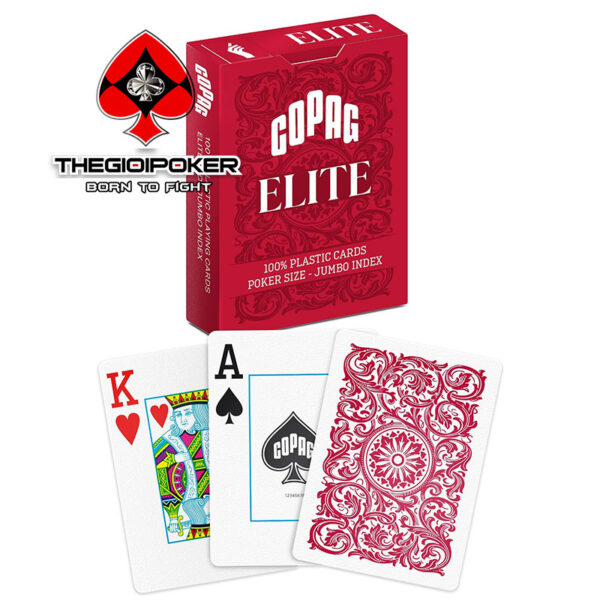 Bài Poker Copag ELITE Red chính hãng
