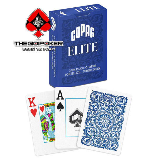 Bài Poker Copag ELITE Blue chính hãng