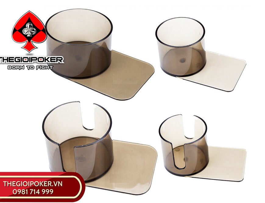 Cốc nhựa cupholder gắn cạnh bàn poker chuyên nghiệp