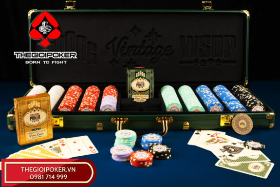 Bộ chip poker Vintage Copag Wsop Chinh Hãng